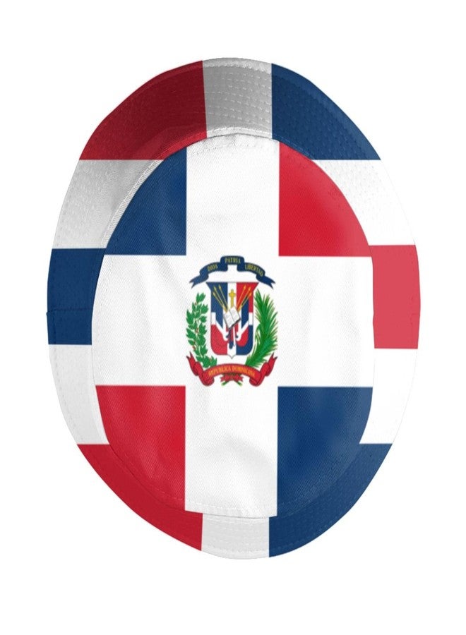 KKRMTUG Dominican Republic Flag Bucket Hat for Women Men Dominican Republic Fisherman Hats Outdoor Summer Sun Protection Travel Hiking Caps - Image 4